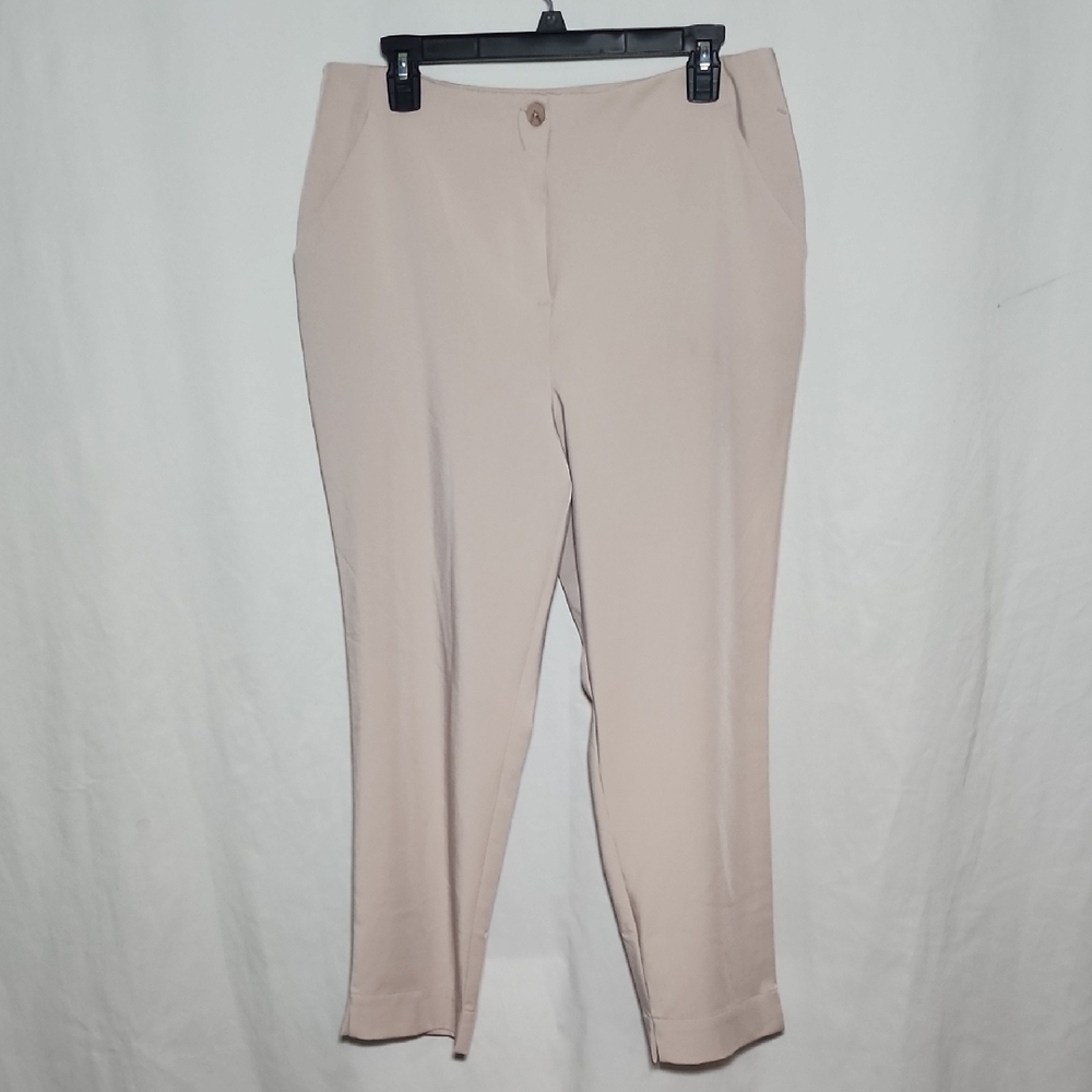 Worthington Light Beige Ankle Pants